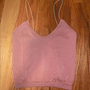NEW Pink Sparkly Free People Tank